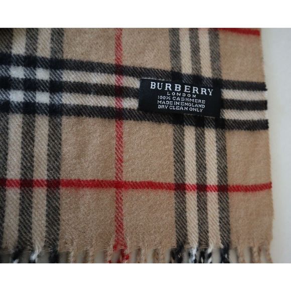 Burberry London Women's Bright Cobalt Classic Check Cashmere Scarf - Picture 2 of 8